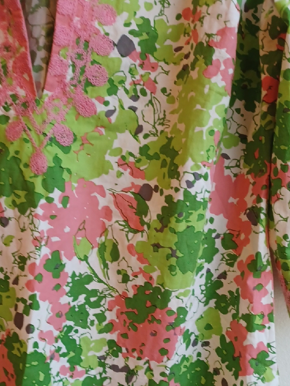 Dress Embroidered Vintage Style